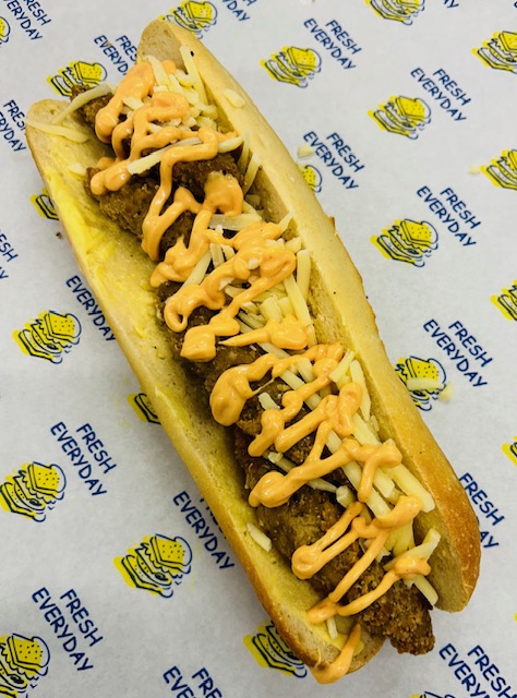 Large Chicken Goujon Baguette
