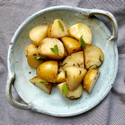 Garlic Baby Potatoes